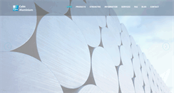 Desktop Screenshot of calm-aluminium.com.au