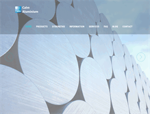 Tablet Screenshot of calm-aluminium.com.au